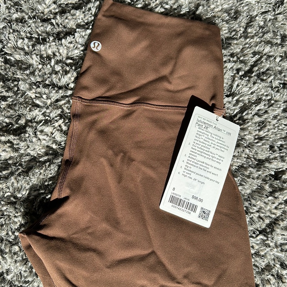 Lululemon 28” Java Aligns